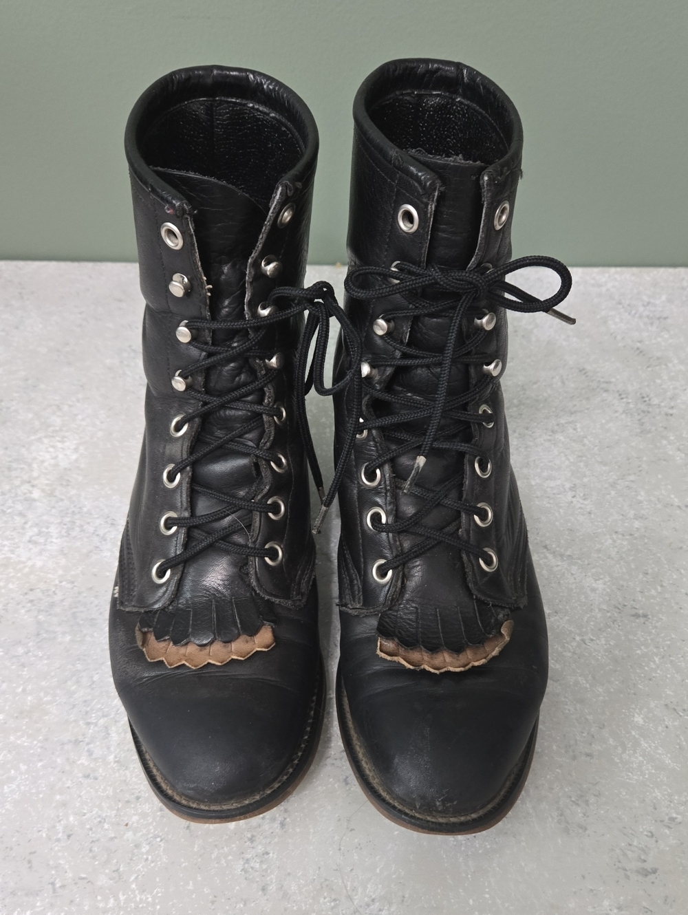 Womens Laredo Roper Boots Sz 6.5  Black